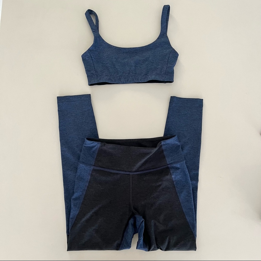 Outdoor Voices Warm-Up Bra + 3/4 Leggings Set XS